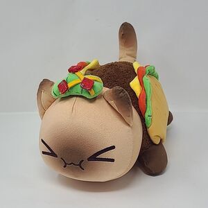 Catface Plush Taco Cat Stuffed Animal By Warren James Toy Hamburger